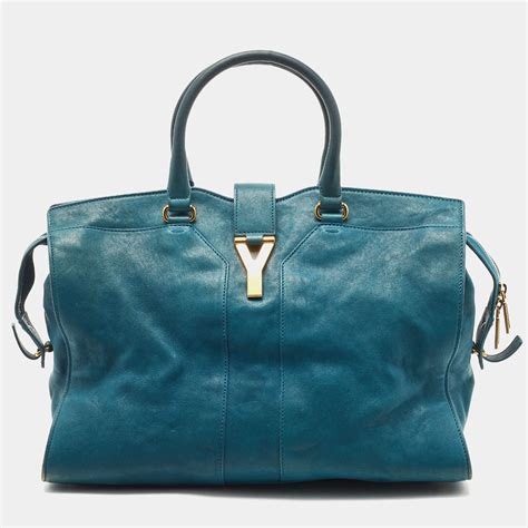 yves saint laurent large cabas chyc leather tote